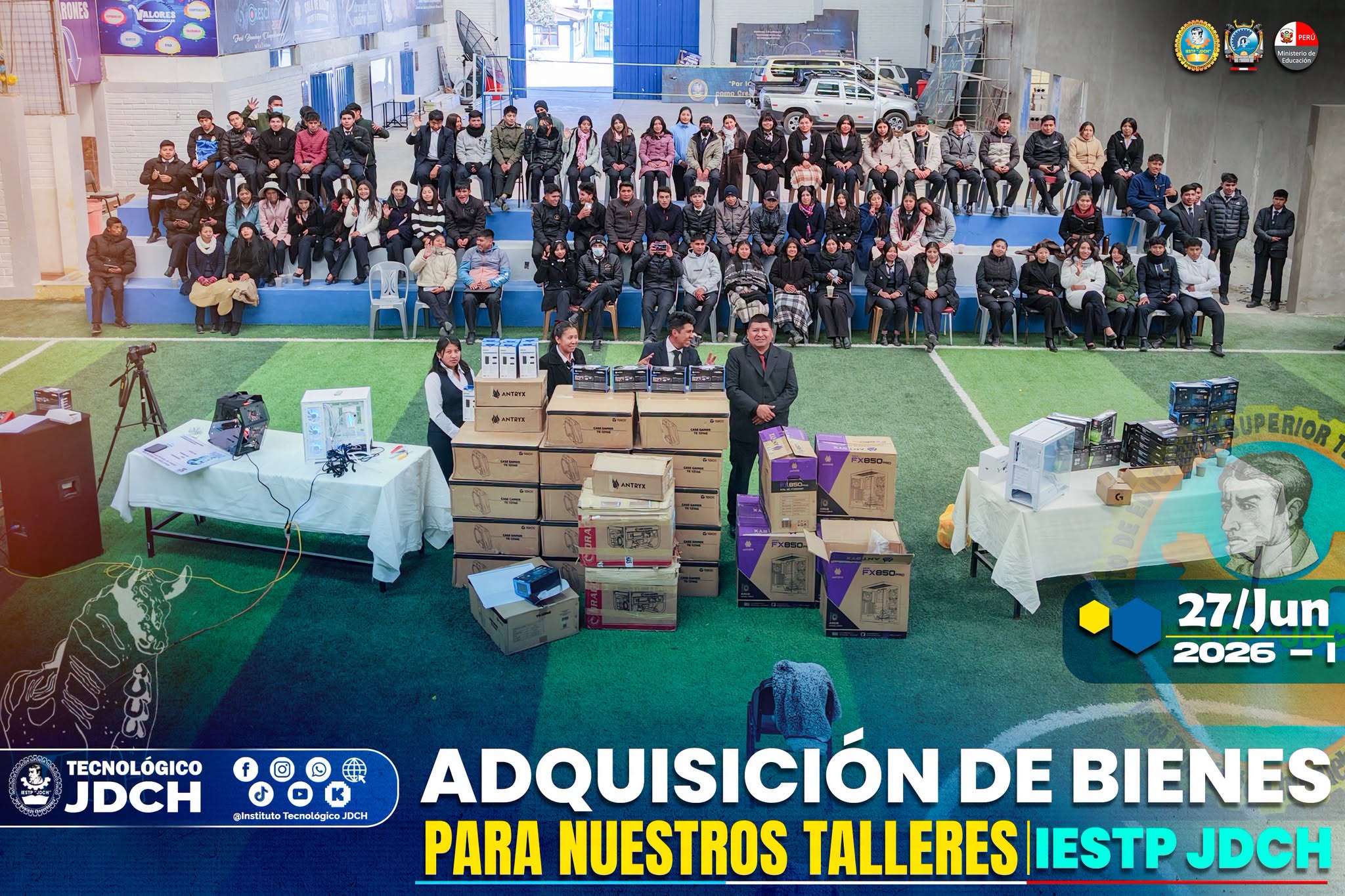 ¡REPOTENCIAMOS NUESTROS TALLERES! NUEVO EQUIPAMIENTO TECNOLÓGICO JDCH 🎙️💻